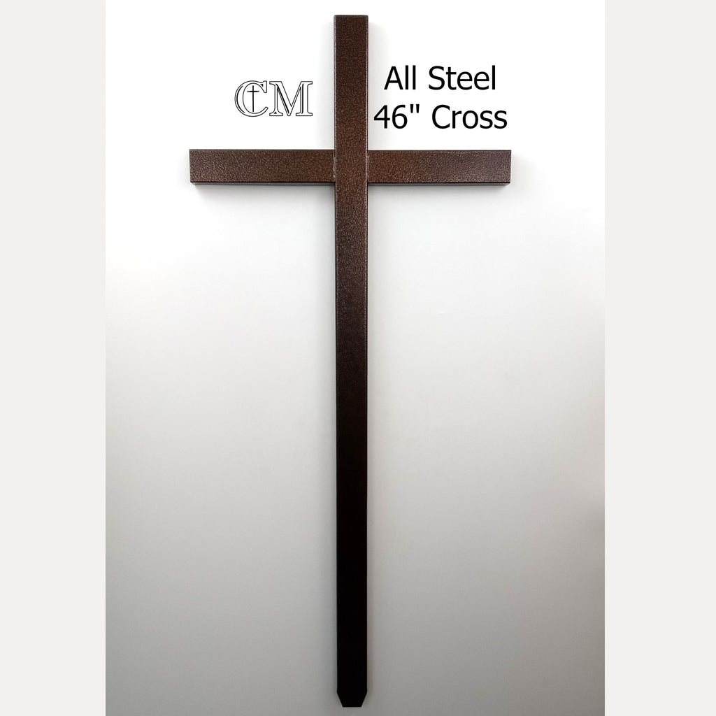 46 inch Steel Roadside Cross, cross #803